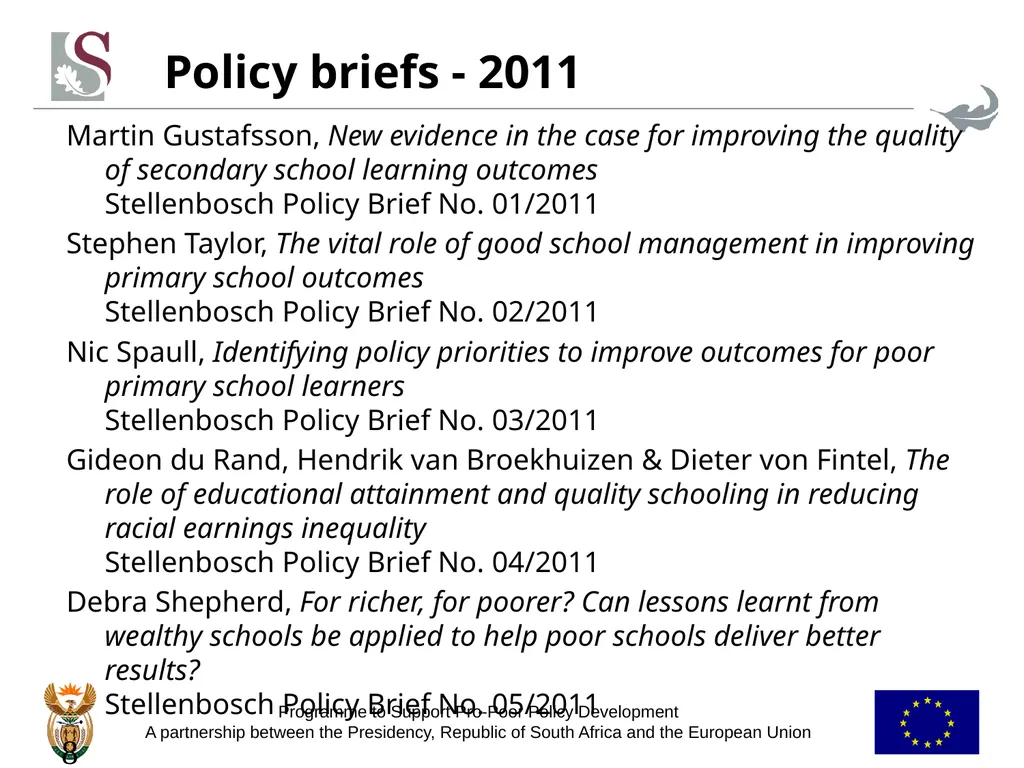 Low quality education as a poverty trap – - slide 8 of 9