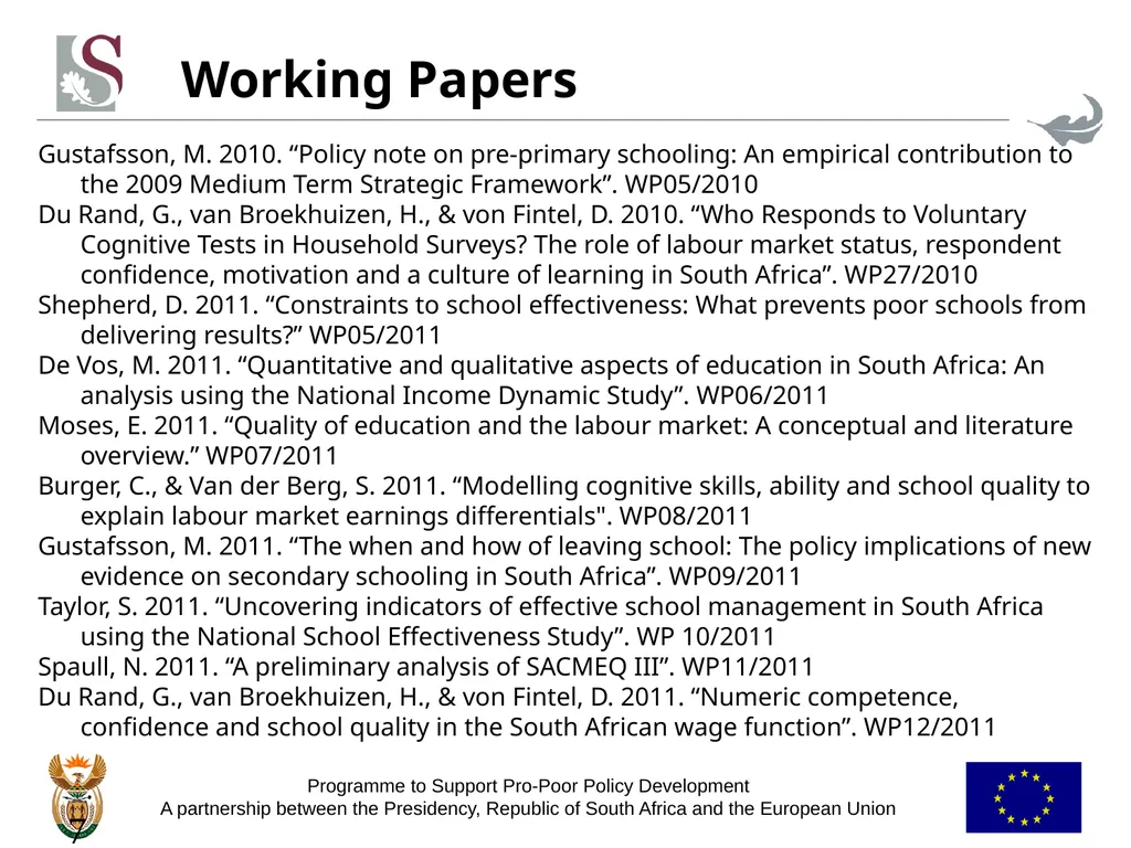 Low quality education as a poverty trap – - slide 7 of 9