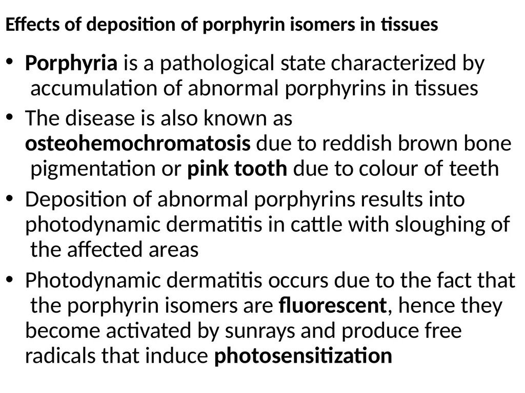 PATHOLOGICAL PIGMENTATION Lecture by Assistant - slide 20 of 23