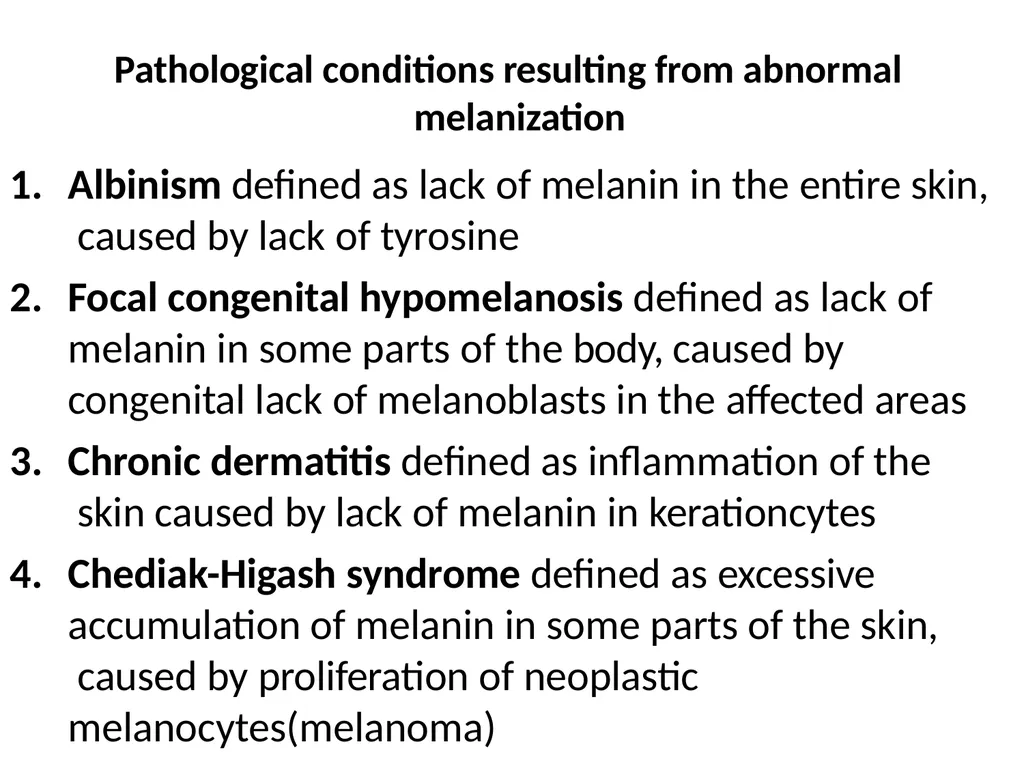 PATHOLOGICAL PIGMENTATION Lecture by Assistant - slide 8 of 23