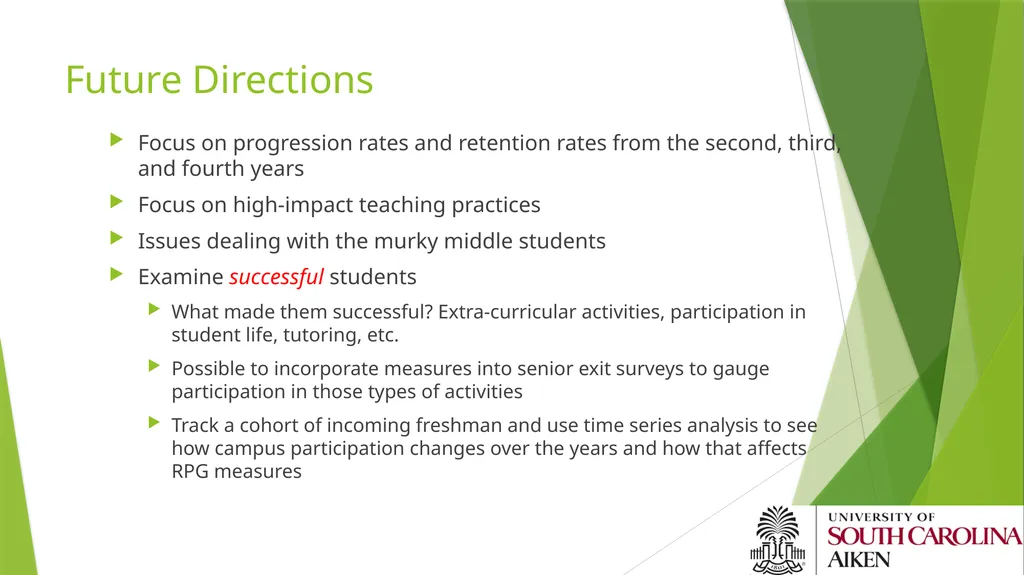 A Four-Pronged Action Plan for Retention: - slide 19 of 22