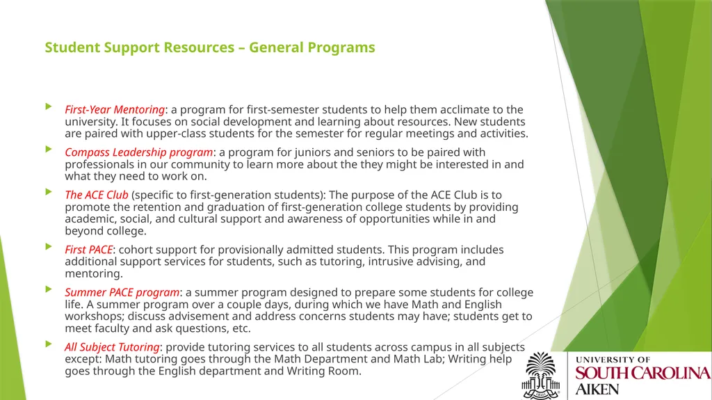A Four-Pronged Action Plan for Retention: - slide 13 of 22