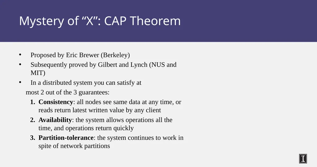 CS 525 Advanced Distributed Systems Spring 2015 - slide 29 of 82