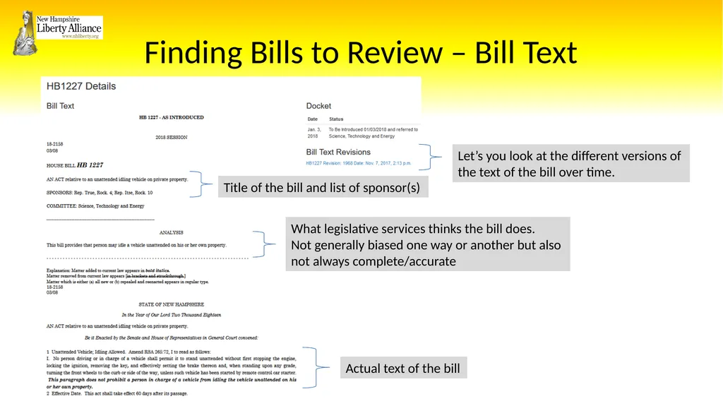 New Hampshire Liberty Alliance Bill Review - slide 18 of 51