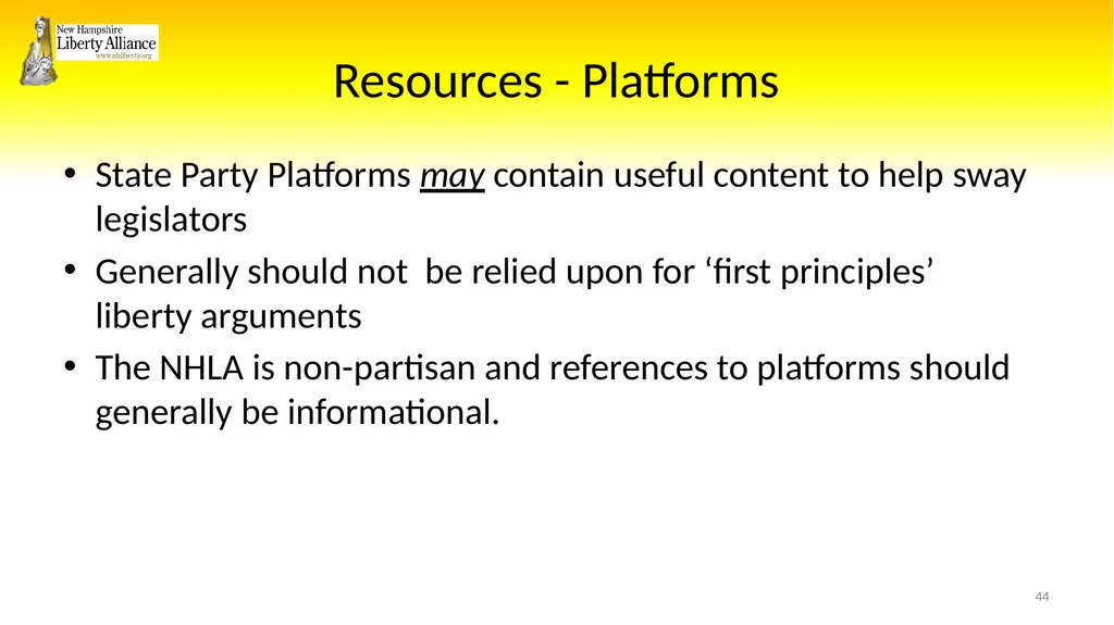New Hampshire Liberty Alliance Bill Review - slide 44 of 51
