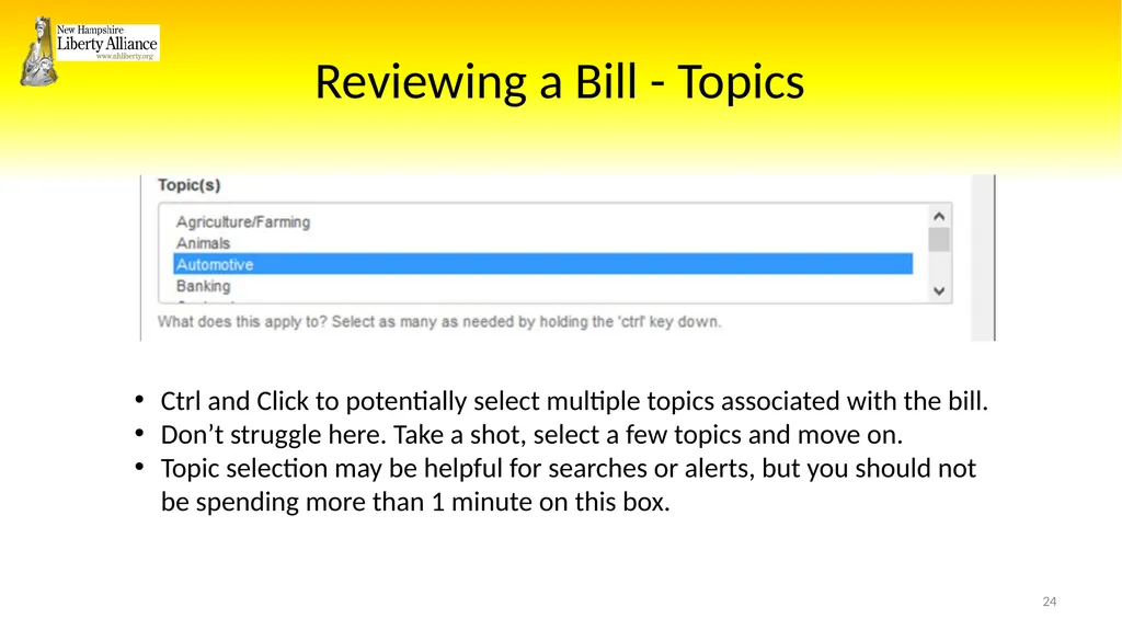 New Hampshire Liberty Alliance Bill Review - slide 24 of 51