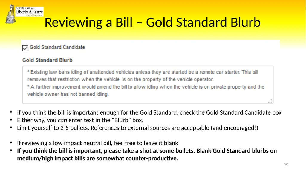 New Hampshire Liberty Alliance Bill Review - slide 30 of 51