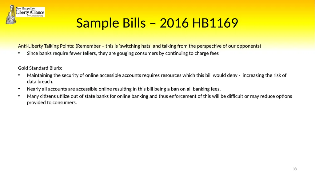 New Hampshire Liberty Alliance Bill Review - slide 38 of 51
