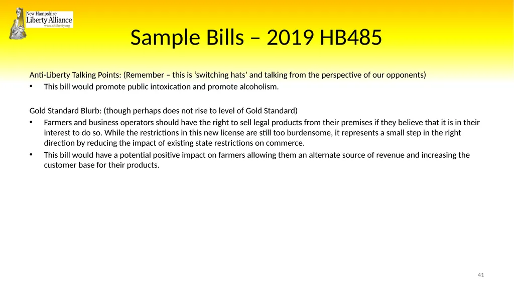 New Hampshire Liberty Alliance Bill Review - slide 41 of 51