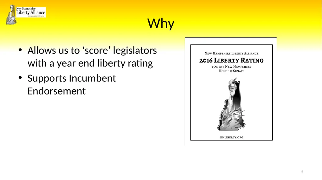 New Hampshire Liberty Alliance Bill Review - slide 5 of 51