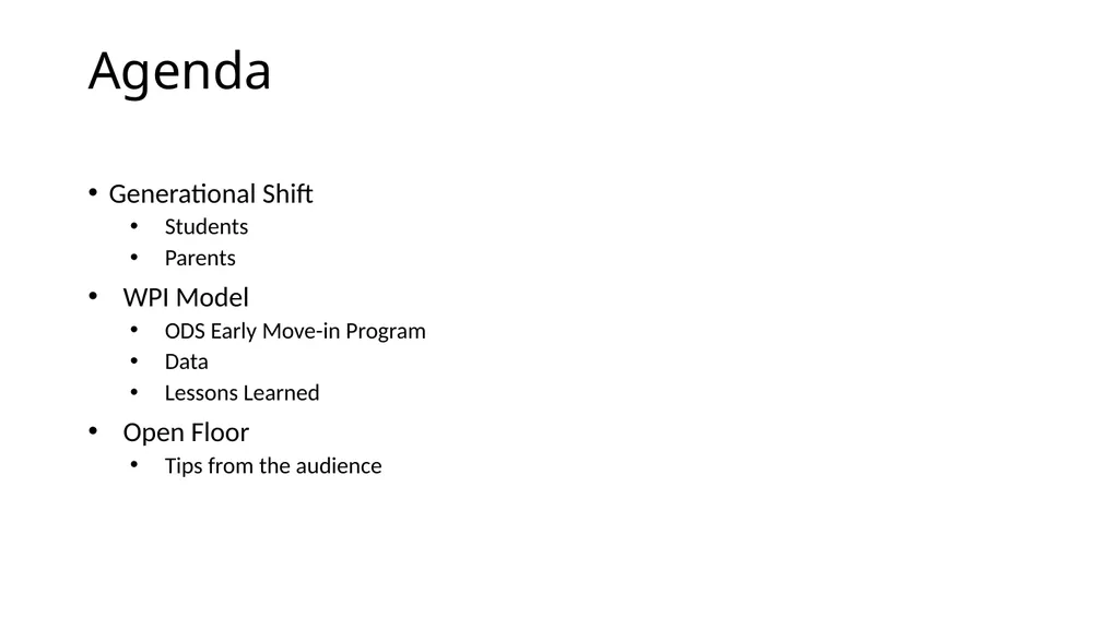 The Parent Transition Addressing the shift in - slide 2 of 28