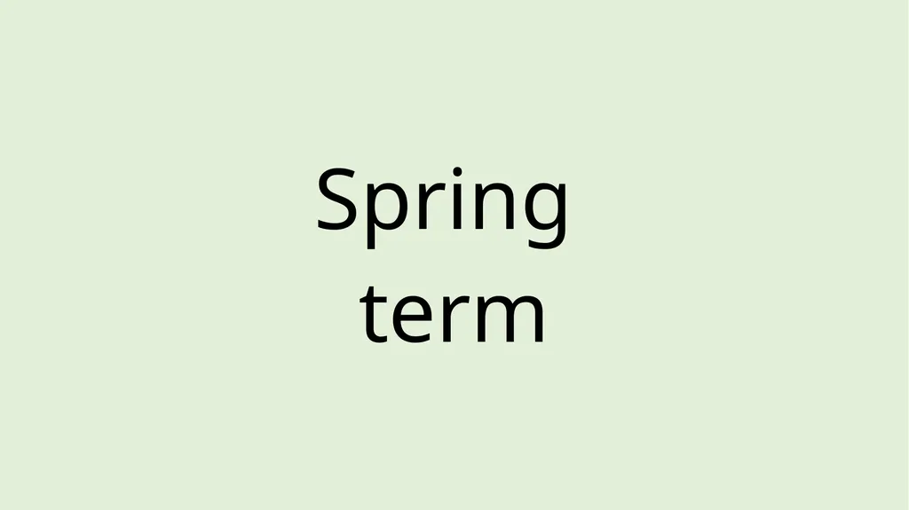 Autumn term Spring term Summer term - slide 22 of 53
