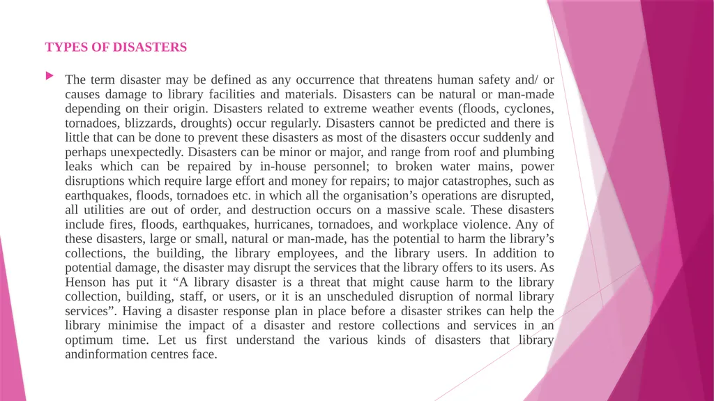 MLIS/1/CT/02 Unit 3: Hazards to Library Materials - slide 25 of 29