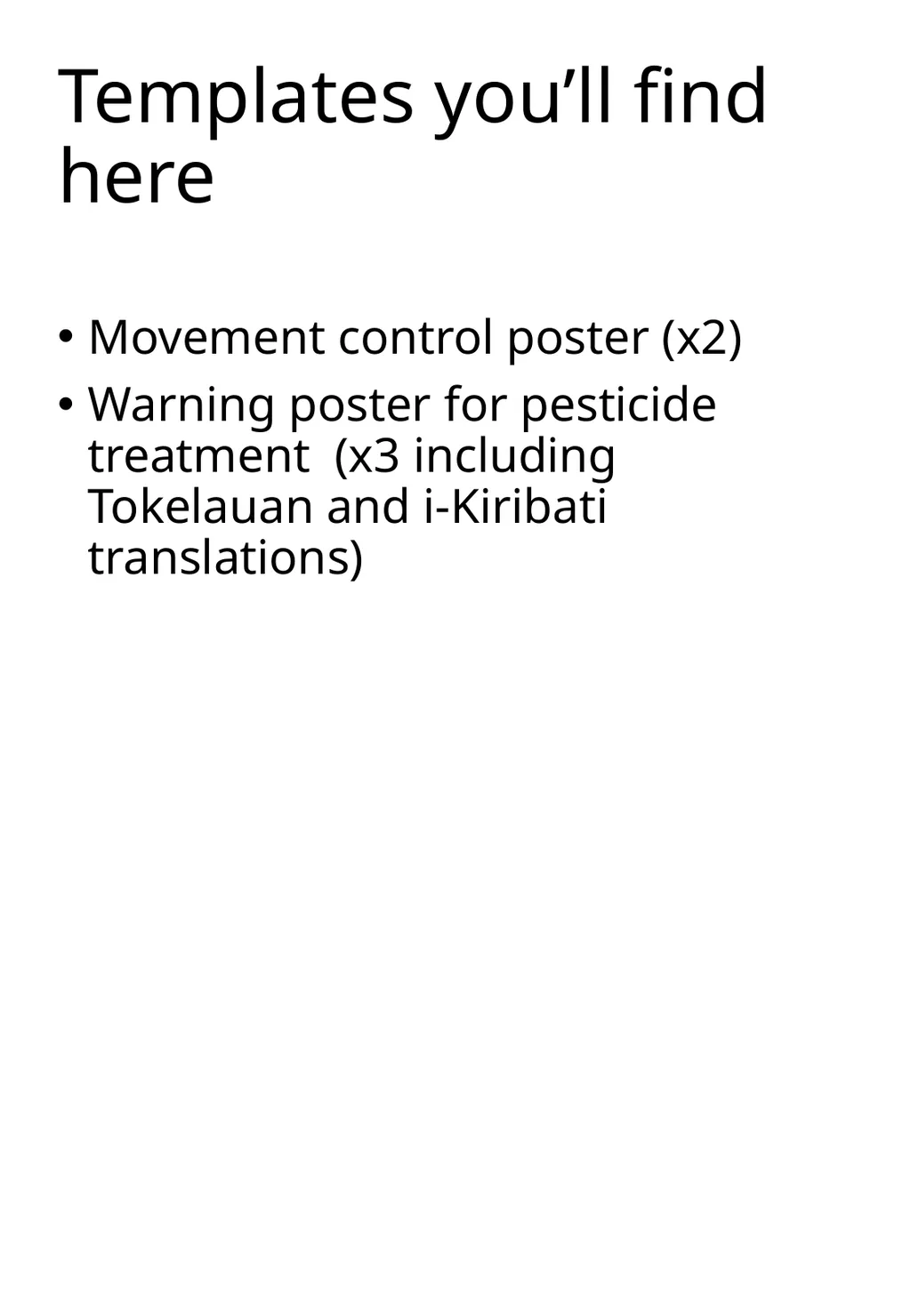 Build your own posters! These templates were built - slide 2 of 7