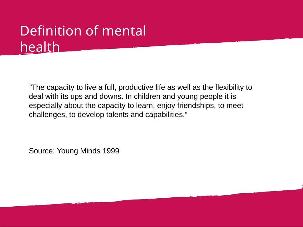 Section Title Mental Health Dr Kumaran Gohula - slide 3 of 56