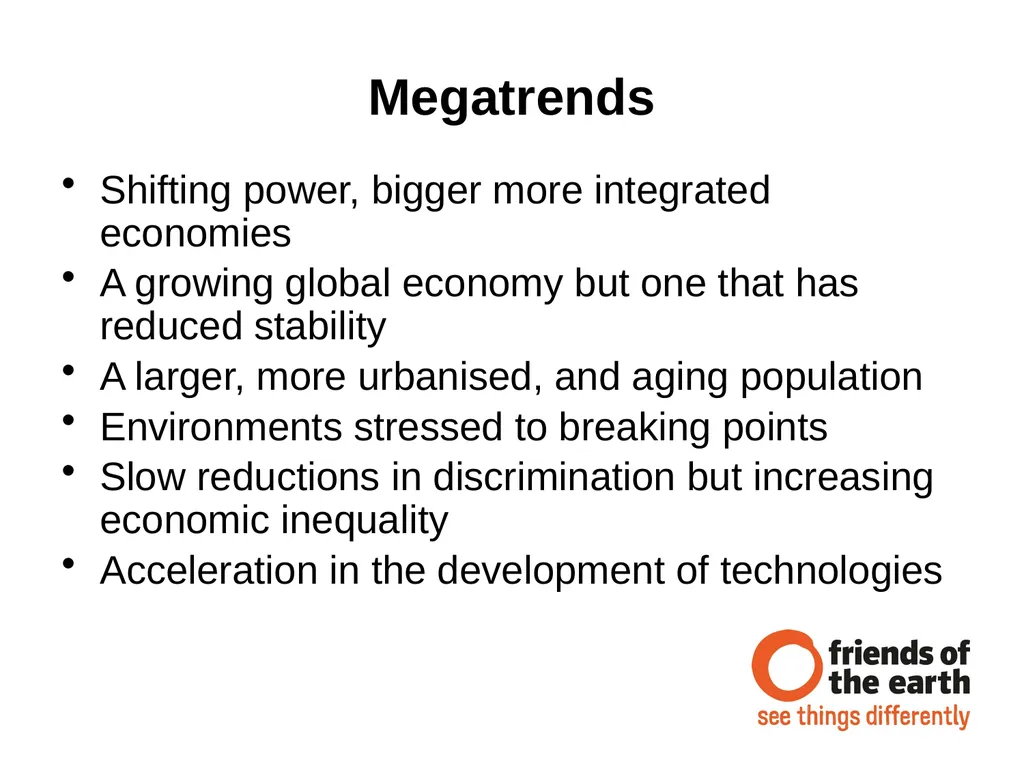 Cities – the age of austerity, megatrends and - slide 4 of 12