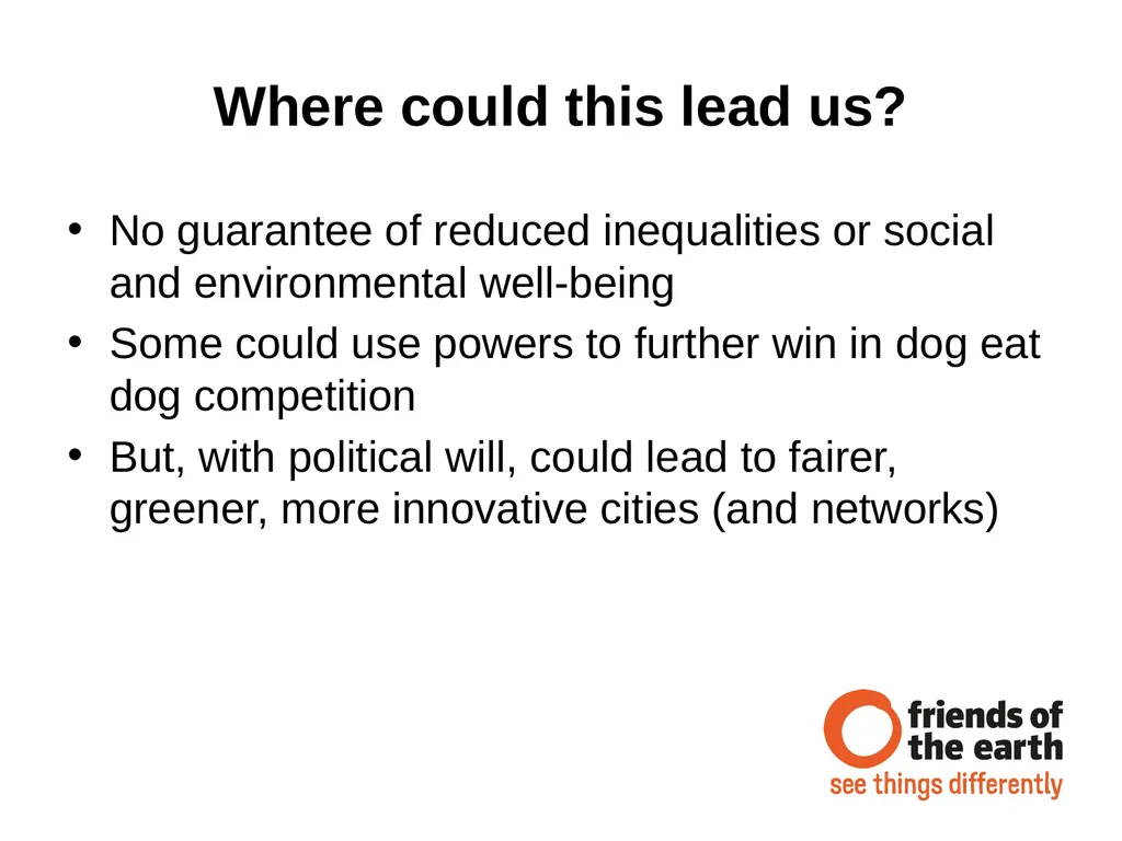 Cities – the age of austerity, megatrends and - slide 9 of 12