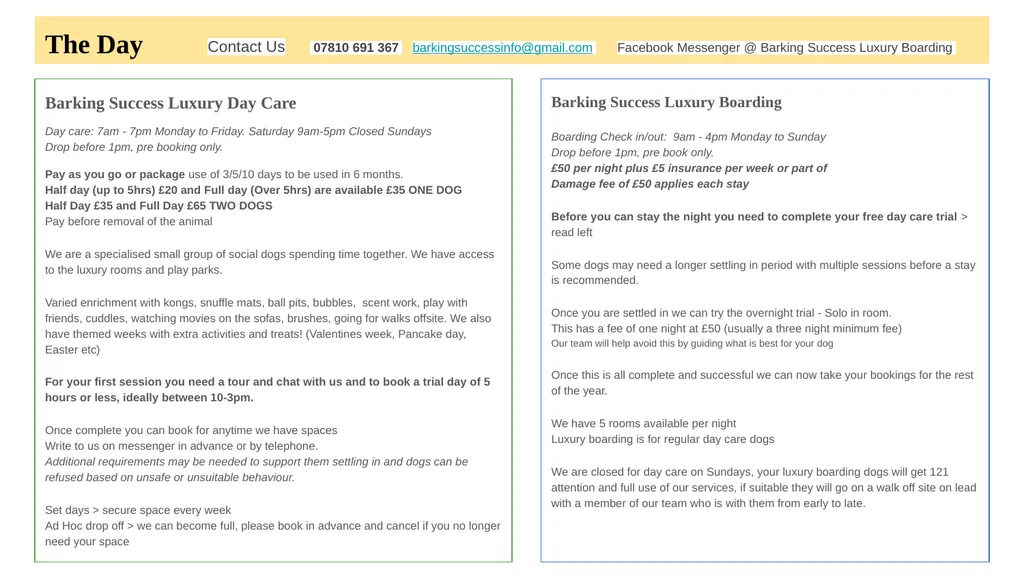 Doggy Day Care & Boarding Suites We accept dogs 14 - slide 4 of 4
