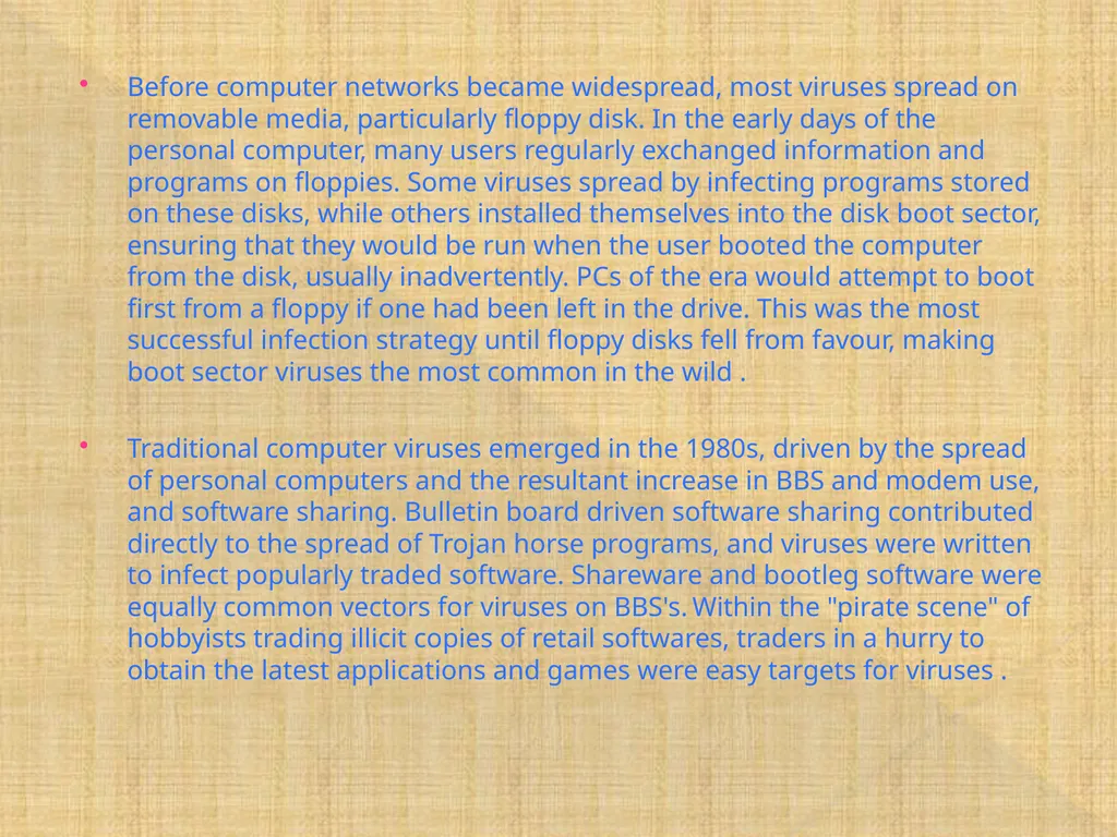COMPUTER VIRUS PREPARED BY RAHUL SHUKLA ASHISH - slide 5 of 20