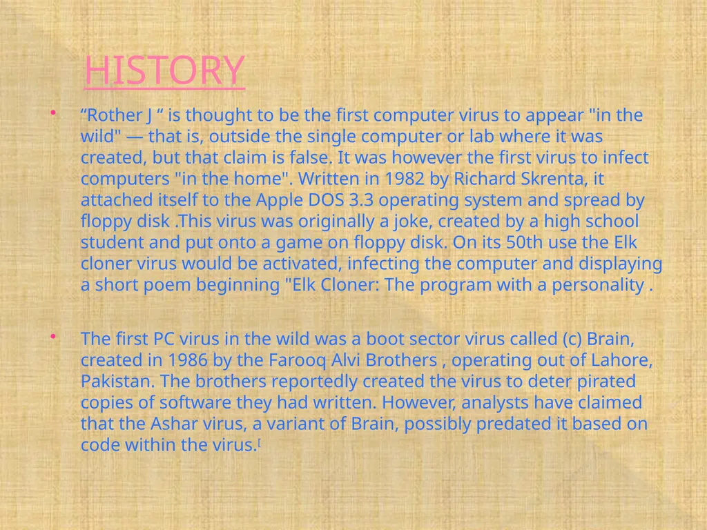 COMPUTER VIRUS PREPARED BY RAHUL SHUKLA ASHISH - slide 4 of 20