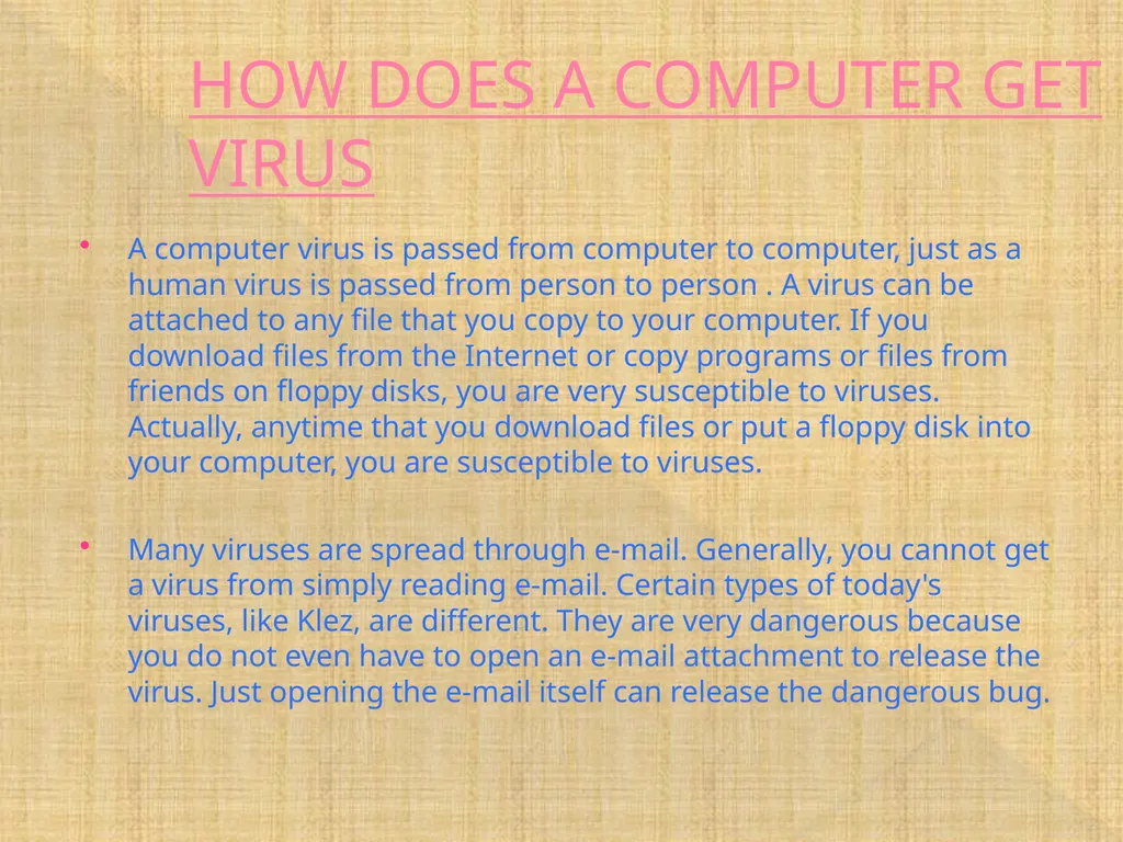 COMPUTER VIRUS PREPARED BY RAHUL SHUKLA ASHISH - slide 11 of 20