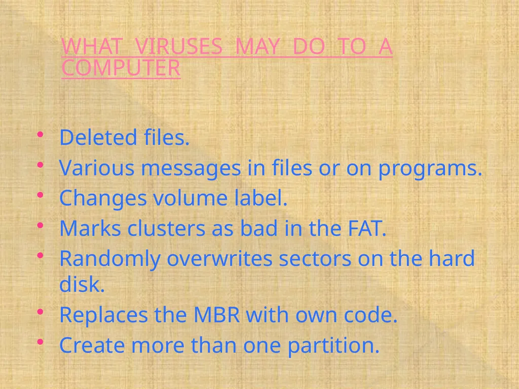 COMPUTER VIRUS PREPARED BY RAHUL SHUKLA ASHISH - slide 15 of 20