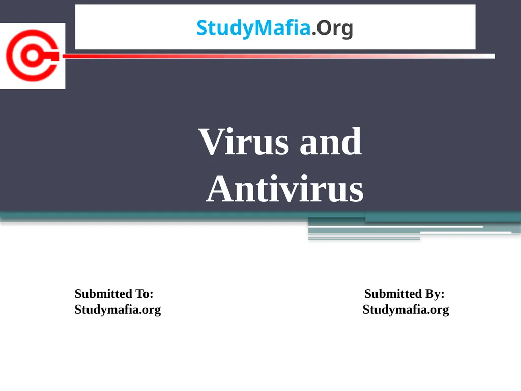 StudyMafia.Org Submitted To: Submitted By: - slide 1 of 18