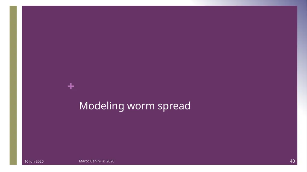 Malware CS230: COMPUTER SYSTEMS SECURITY (Summer - slide 40 of 54