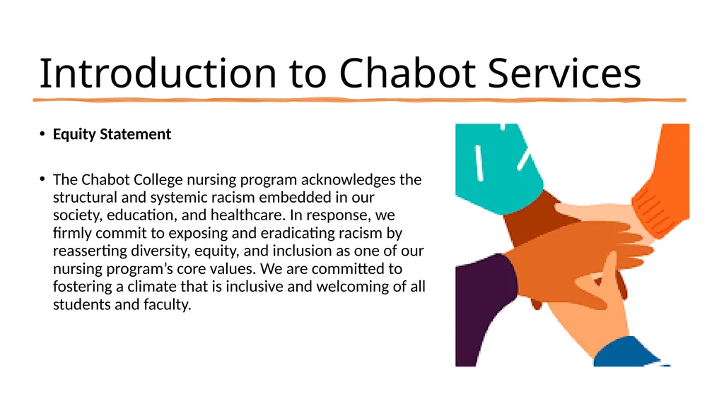 Introduction to Chabot Services Equity Statement - slide 1 of 48
