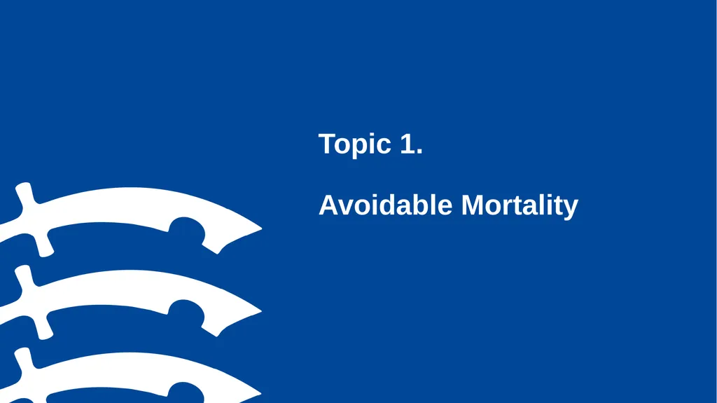 Preventing Premature and Avoidable Mortality Essex - slide 4 of 20