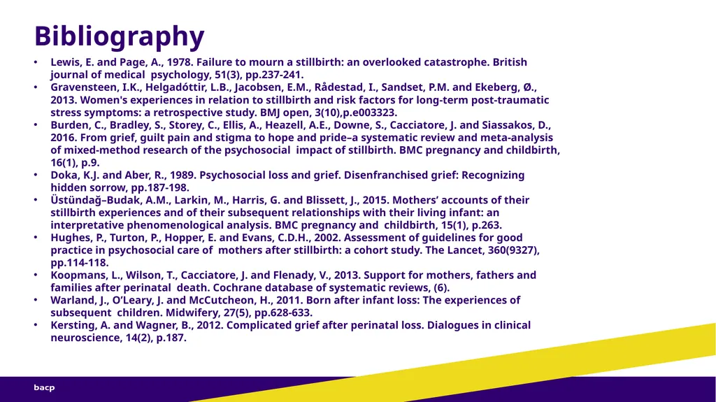 Losing My Baby, Losing Part of Myself Jo Naylor - slide 29 of 29