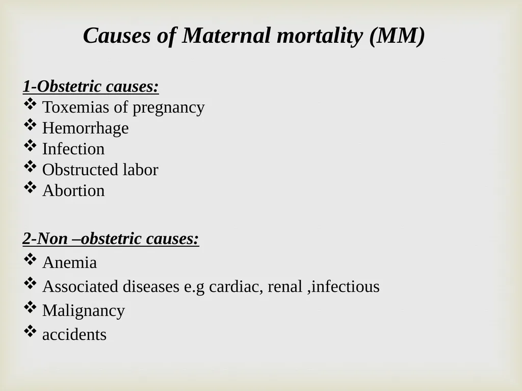 Maternal & Child Health Indicator Prof. Dr. Rabea - slide 8 of 31