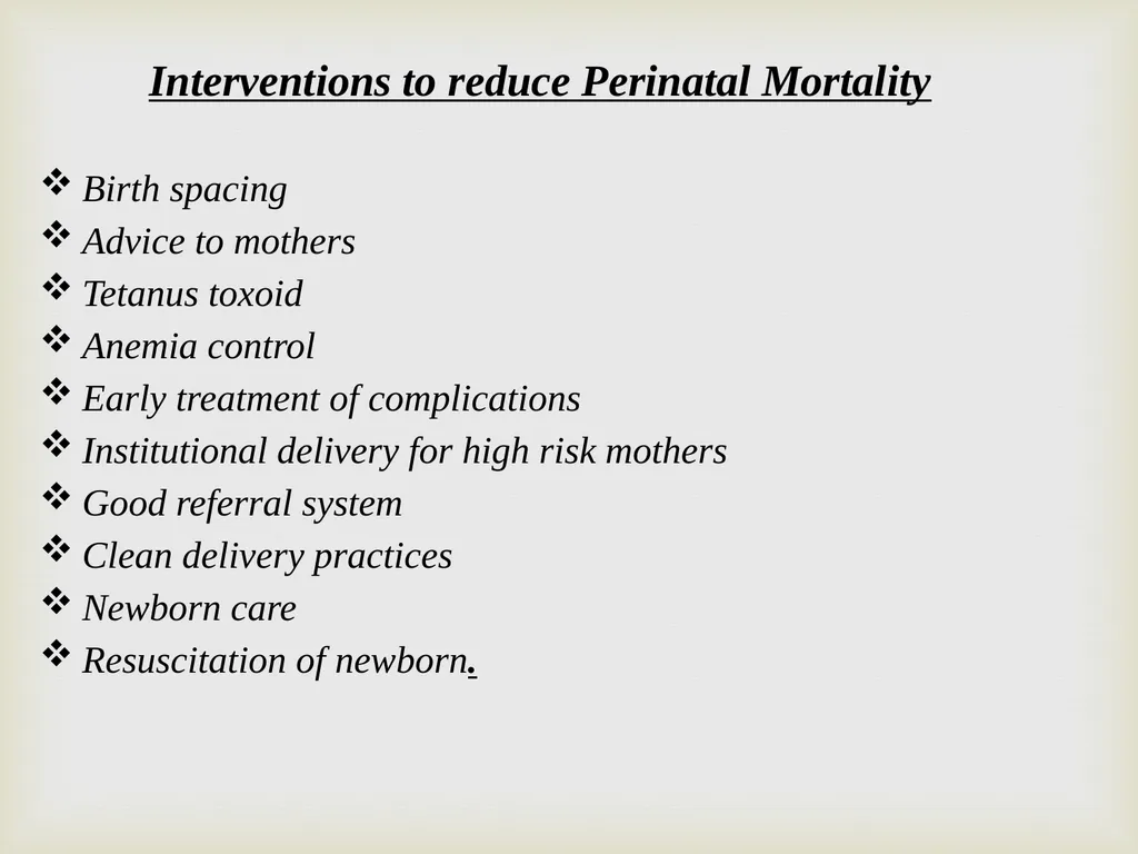 Maternal & Child Health Indicator Prof. Dr. Rabea - slide 21 of 31