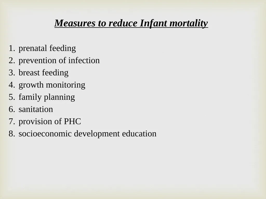 Maternal & Child Health Indicator Prof. Dr. Rabea - slide 28 of 31