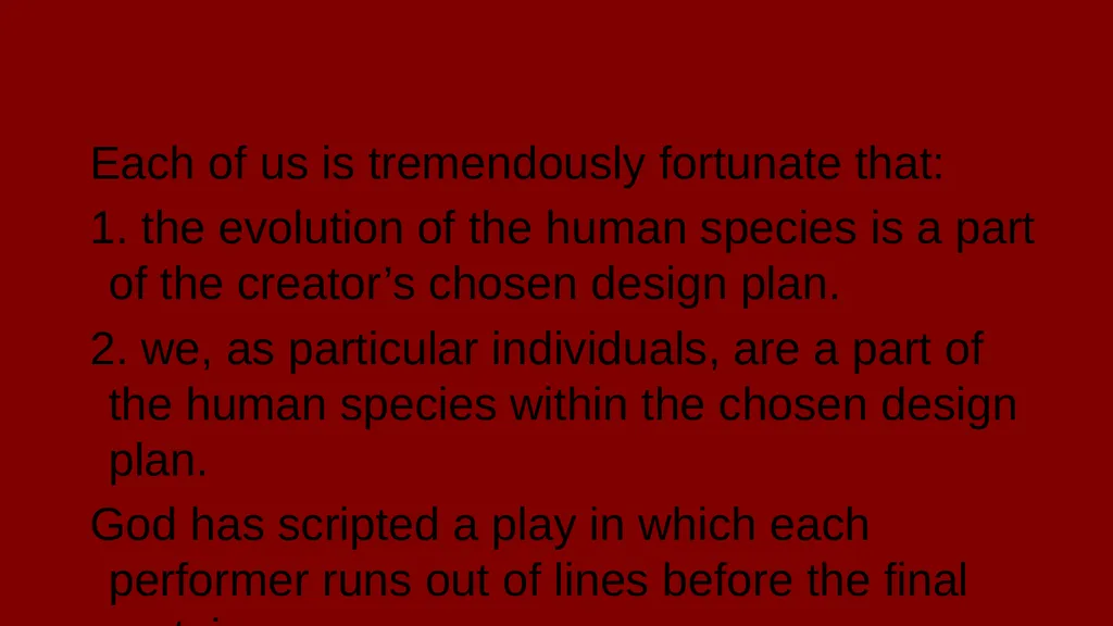 Death: A Propitious Misfortune William Ferraiolo - slide 13 of 16