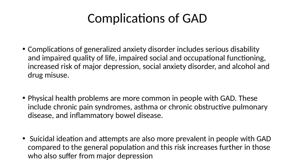 Anxiety disorder in older adults Tier 3 Anxiety - slide 16 of 17