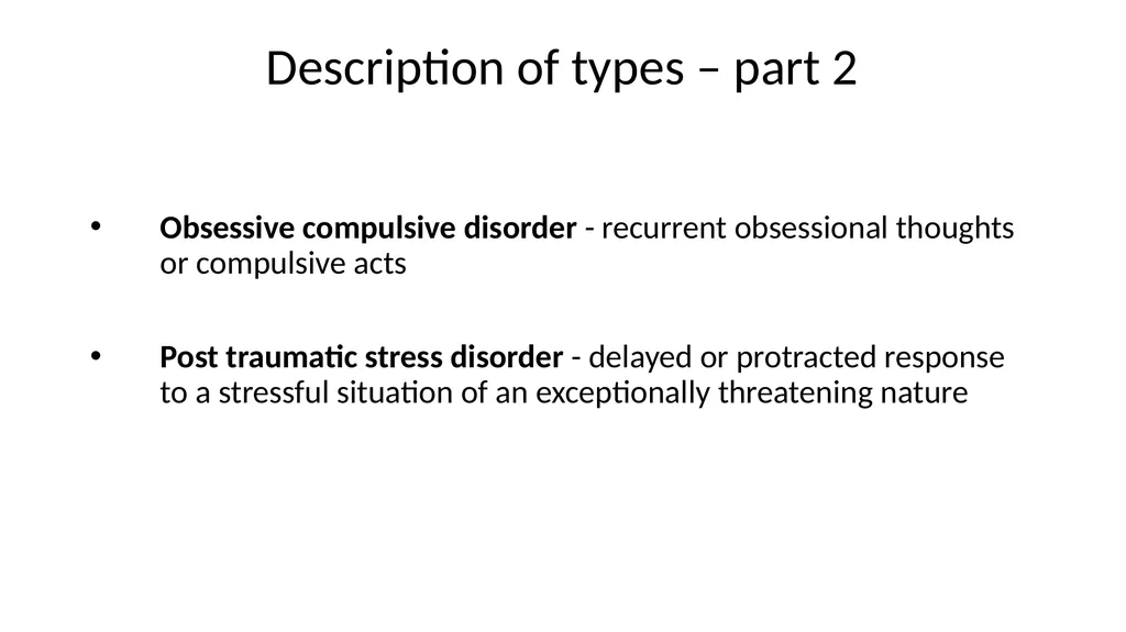 Anxiety disorder in older adults Tier 3 Anxiety - slide 7 of 17