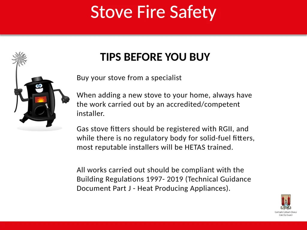 Stove Fire Safety A Fire Safety Message From Cork - slide 2 of 5