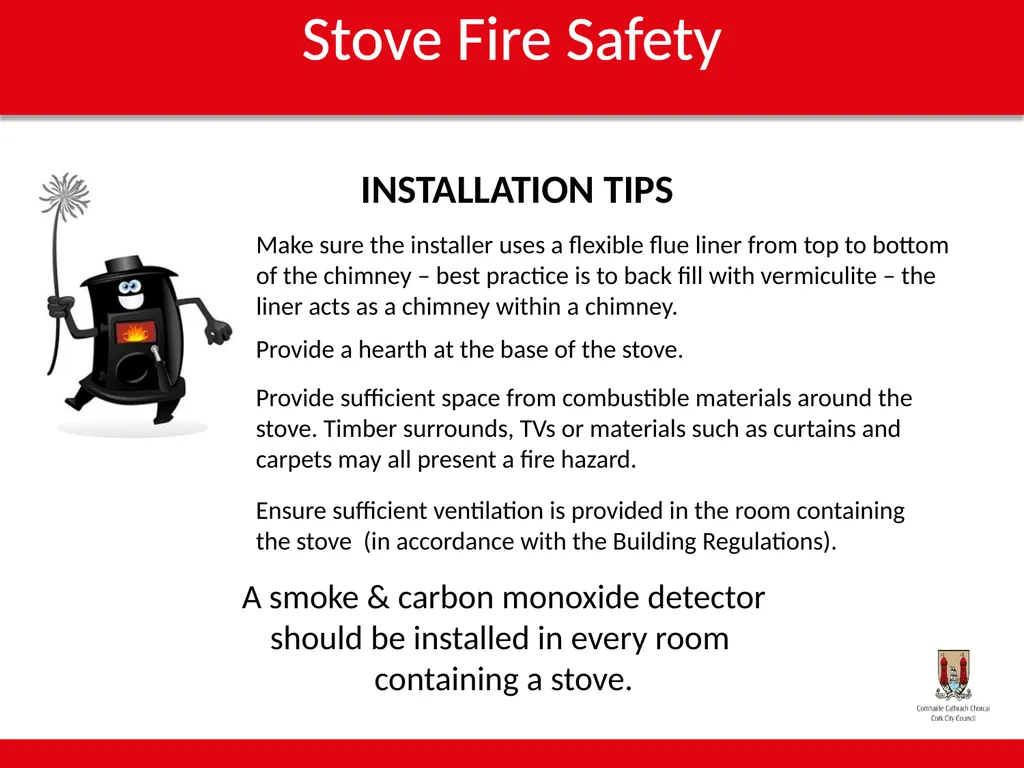 Stove Fire Safety A Fire Safety Message From Cork - slide 4 of 5