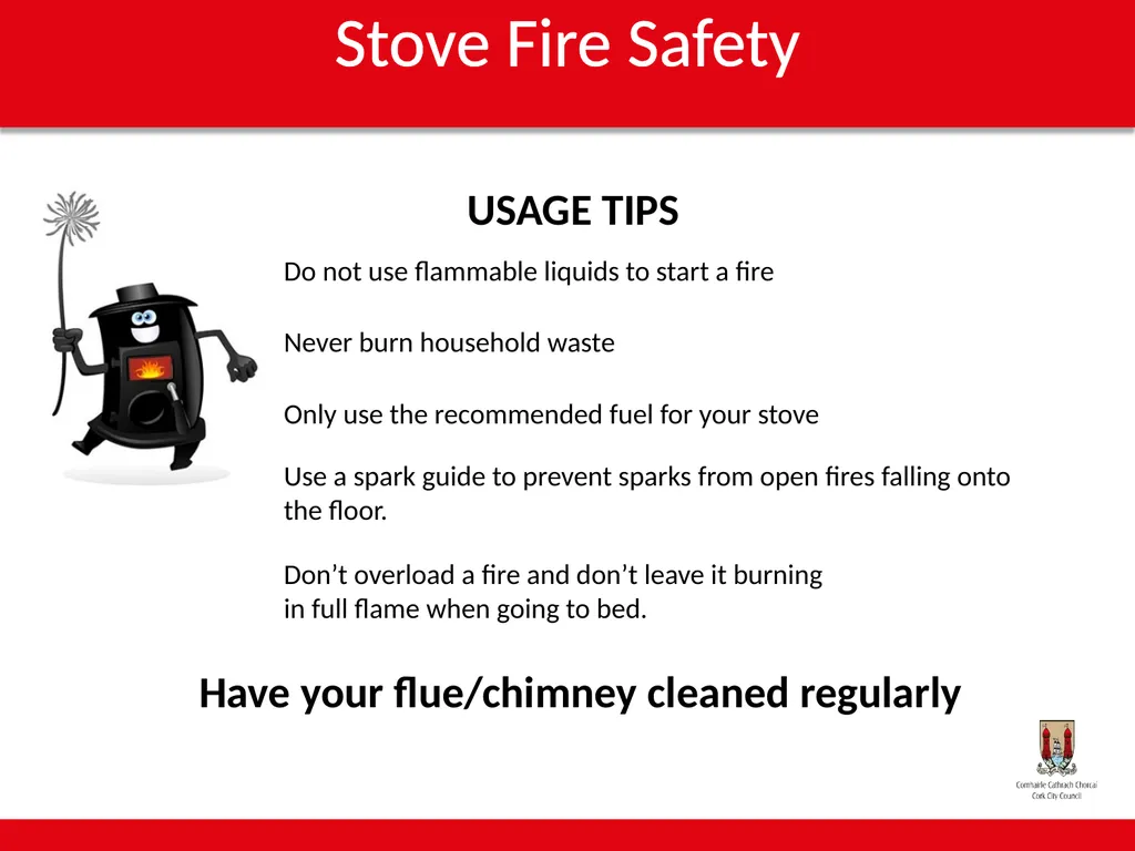 Stove Fire Safety A Fire Safety Message From Cork - slide 5 of 5