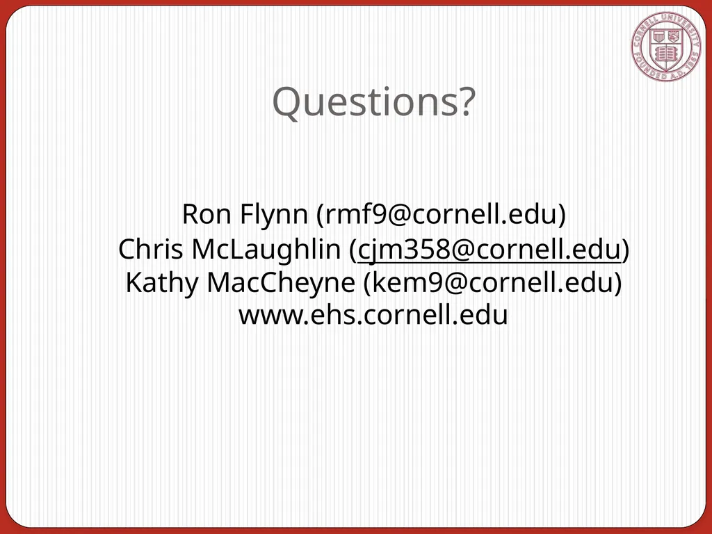 Fire Protection Systems Acceptance Requirements - slide 20 of 20