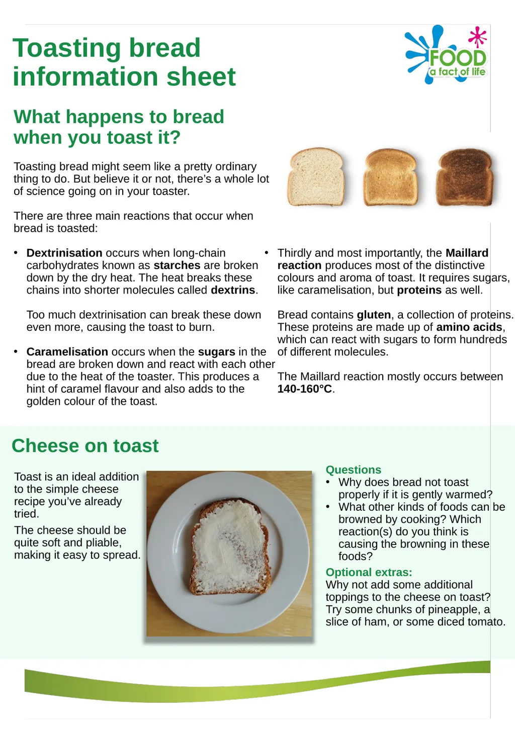 Cheese making information sheet How is cheese - slide 2 of 2
