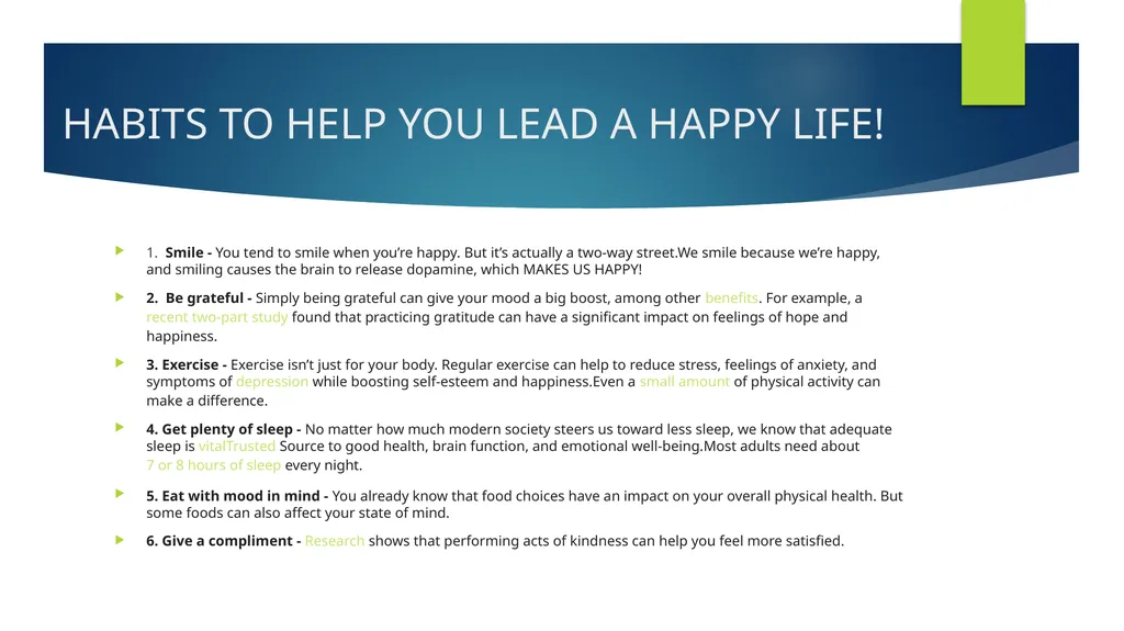 STRESS MANAGEMENT Lets make life easier ! WHAT IS - slide 6 of 6