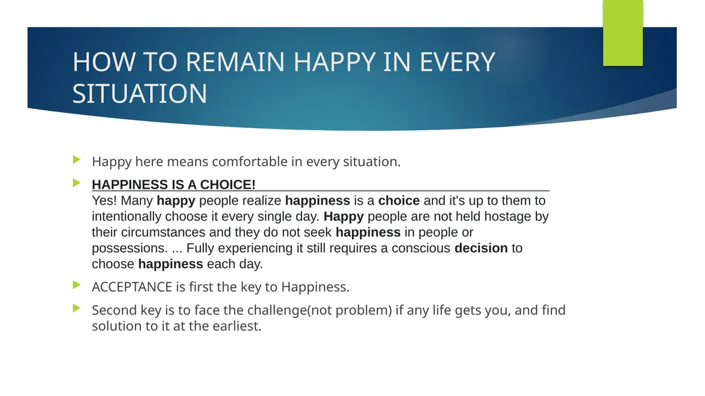 STRESS MANAGEMENT Lets make life easier ! WHAT IS - slide 5 of 6