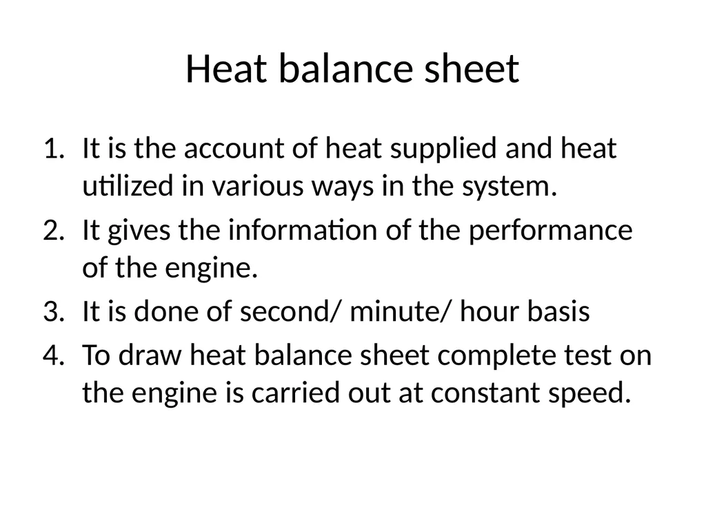IC Engine testing Purpose of Engine Testing To - slide 22 of 40