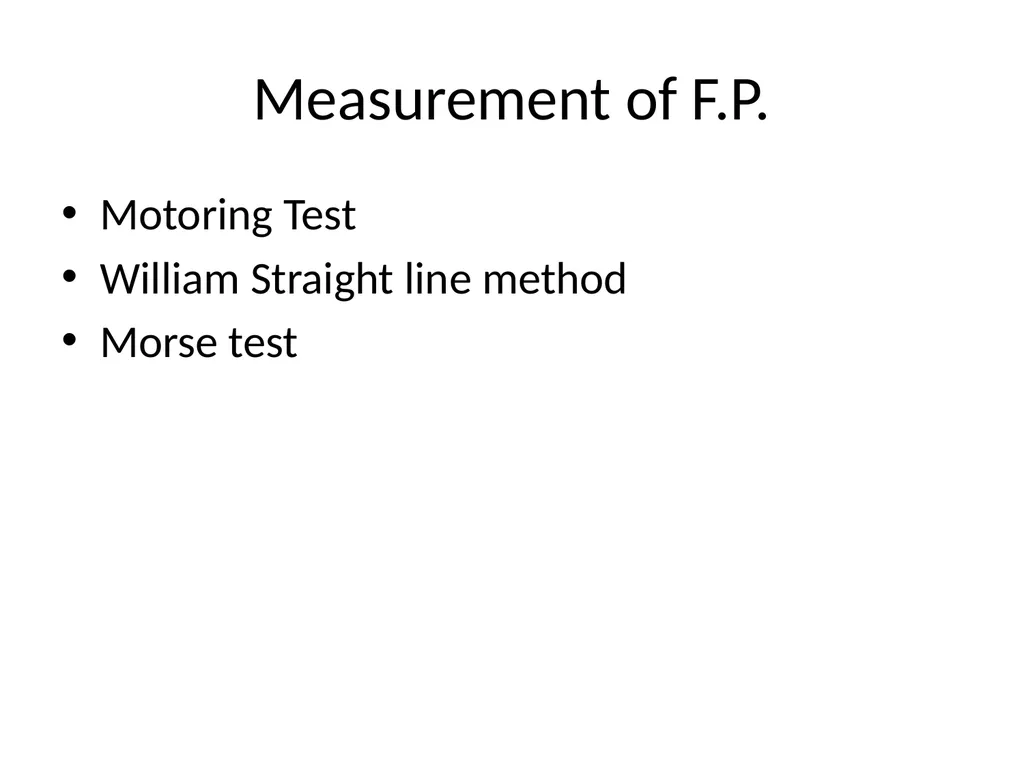 IC Engine testing Purpose of Engine Testing To - slide 13 of 40