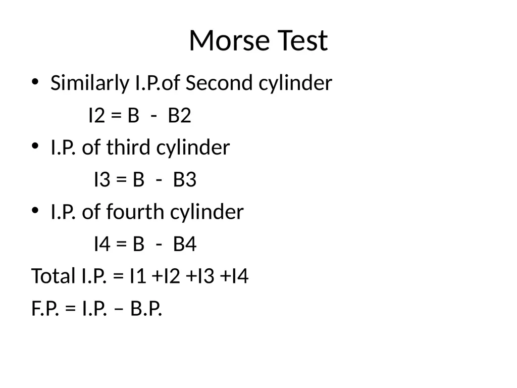 IC Engine testing Purpose of Engine Testing To - slide 20 of 40