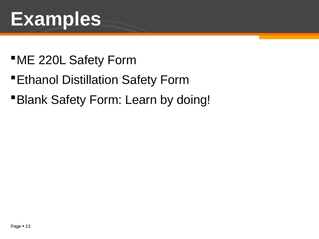 Job Hazard Analysis (JHA) Job Hazard Analysis - slide 13 of 13