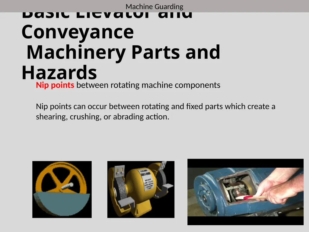 New Hire Training Machine Guarding Introduction - slide 6 of 10