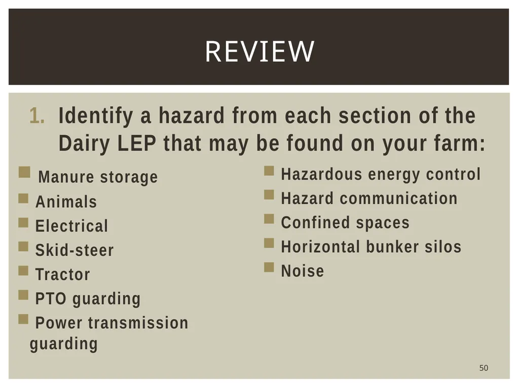 1 Hazard identification and Risk assessment Upon - slide 50 of 52